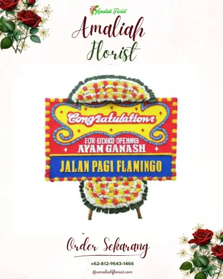 Sewa Papan Bunga Paket Pernikahan Cibinong